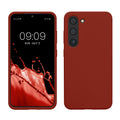kwmobile Hülle kompatibel mit Samsung Galaxy S23 Hülle dünnes Silikon Handy Case stoßfeste Handyhülle weiche Oberfläche Kabelloses Laden