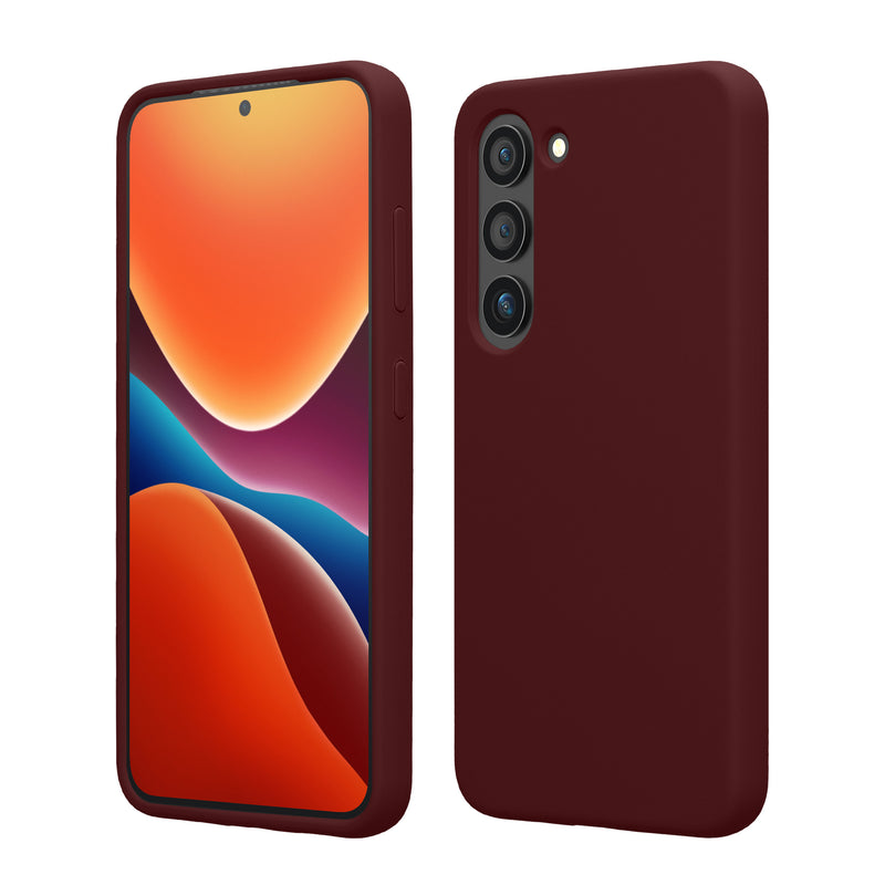kwmobile Hülle kompatibel mit Samsung Galaxy S23 Plus Hülle - dünnes Silikon Handy Case - stoßfeste Handyhülle weiche Oberfläche - Kabelloses Laden
