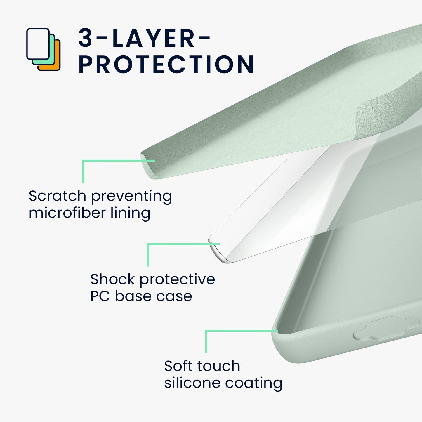 kwmobile Hülle kompatibel mit Samsung Galaxy S23 Plus Hülle - dünnes Silikon Handy Case - stoßfeste Handyhülle weiche Oberfläche - Kabelloses Laden