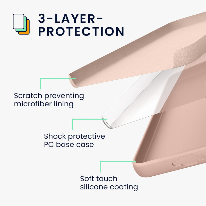 kwmobile Hülle kompatibel mit Samsung Galaxy S23 Ultra Hülle dünnes Silikon Handy Case Handyhülle weiche Oberfläche kabelloses Laden