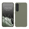 kwmobile Hülle kompatibel mit Samsung Galaxy S23 Hülle - Silikon Handyhülle - Case stoßabsorbierend flexibel - Kabelloses Laden