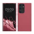 kwmobile Hülle kompatibel mit Samsung Galaxy S23 Ultra Hülle - Silikon Handyhülle weich schlank - Case stoßabsorbierend flexibel - kabelloses Laden