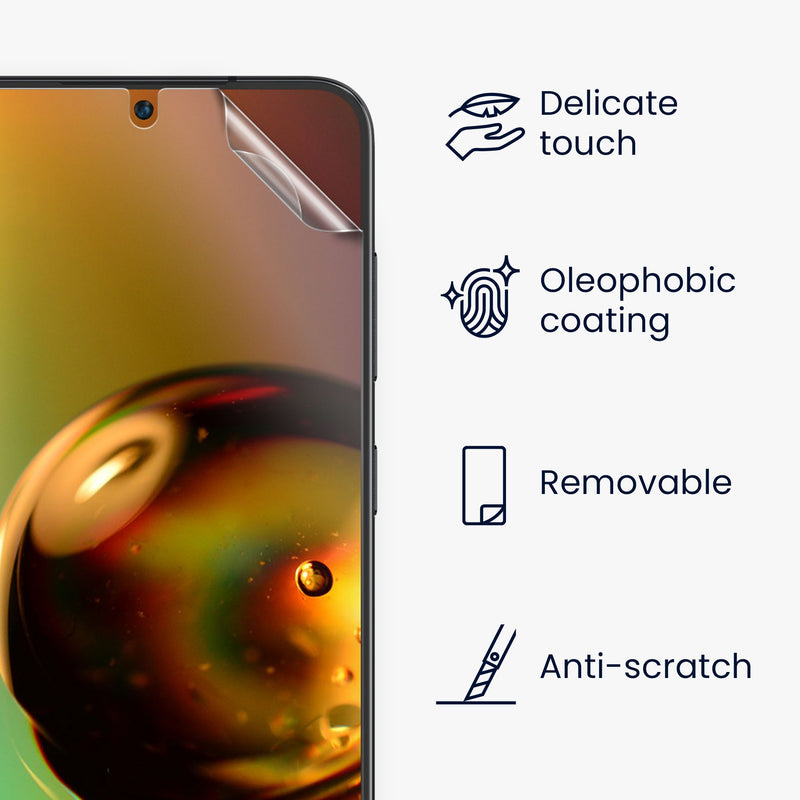 kwmobile Displayschutzfolie kompatibel mit Samsung Galaxy S23 Folie Set