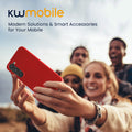 kwmobile Hülle kompatibel mit Samsung Galaxy S23 Handyhülle Case stoßabsorbierend flexibel Kabelloses Laden