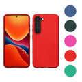 kwmobile Hülle kompatibel mit Samsung Galaxy S23 Plus Hülle - TPU Silikon Handyhülle - Case stoßabsorbierend flexibel - Cover in Metallic Karibikblau Metallic Karibikblau  