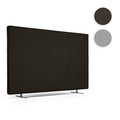 kwmobile 85" TV Abdeckung Indoor - Fernseher Hülle Bildschirmschutz Abdeckung - TV Bildschirm Staubschutzhülle - Fernsehabdeckung - Hellgrau Hellgrau  