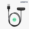 kwmobile USB Kabel Charger kompatibel mit Fitbit Inspire 3 Ladekabel - Smart Watch Ersatzkabel - Fitnesstracker Aufladekabel