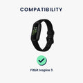 kwmobile USB Kabel Charger kompatibel mit Fitbit Inspire 3 Ladekabel - Smart Watch Ersatzkabel - Fitnesstracker Aufladekabel