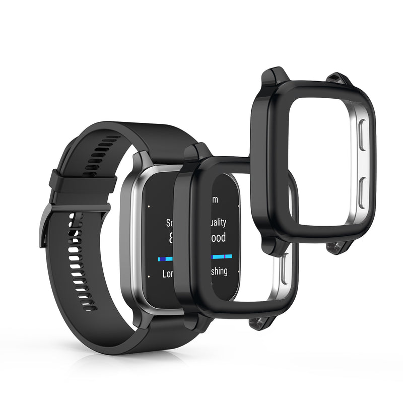 kwmobile Schutzhülle für Garmin Venu Sq 2 Music / Sq 2 Fullbody Display Cover Set