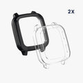kwmobile Schutzhülle für Garmin Venu Sq 2 Music / Sq 2 Fullbody Display Cover Set