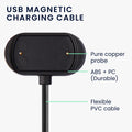 kwmobile USB Kabel Charger kompatibel mit Huami Amazfit Cheetah / GTS 4 / GTR 4 / GTR 4 Pro Ladekabel Smart Watch Ersatzkabel Fitnesstracker Aufladekabel