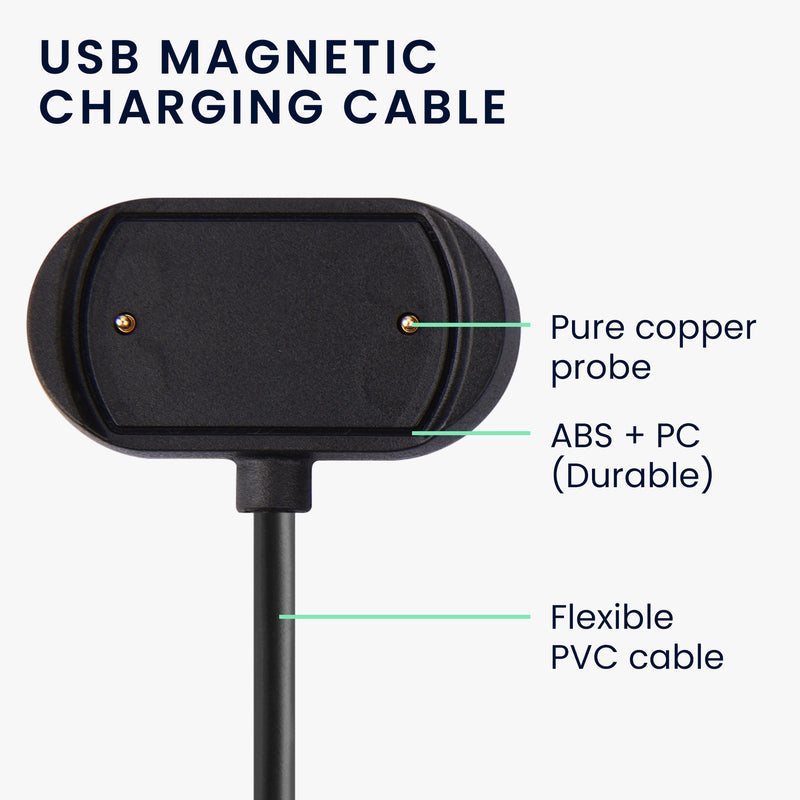 kwmobile USB Kabel Charger kompatibel mit Huami Amazfit Cheetah / GTS 4 / GTR 4 / GTR 4 Pro Ladekabel Smart Watch Ersatzkabel Fitnesstracker Aufladekabel