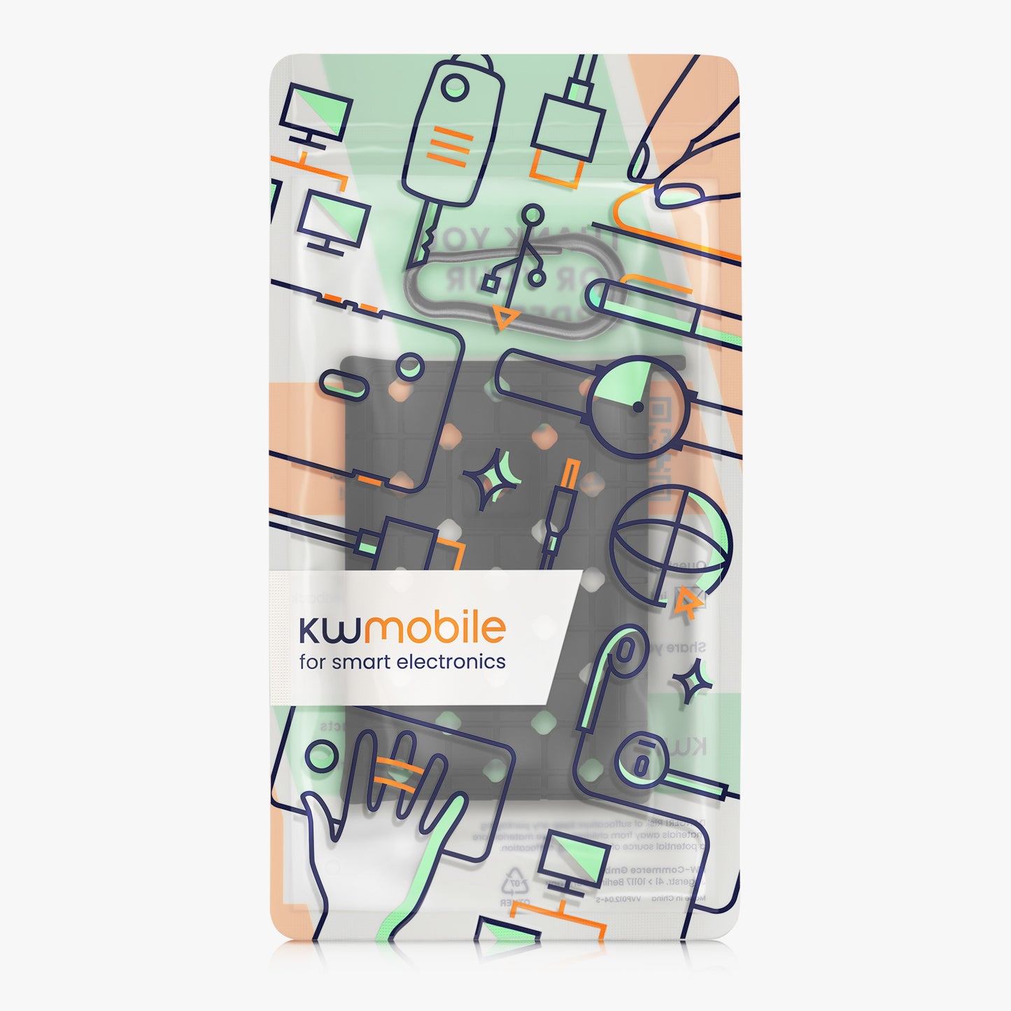 kwmobile Hülle kompatibel mit Samsung T7 Touch Portable SSD Festplatte Schutzhülle für portable SSD