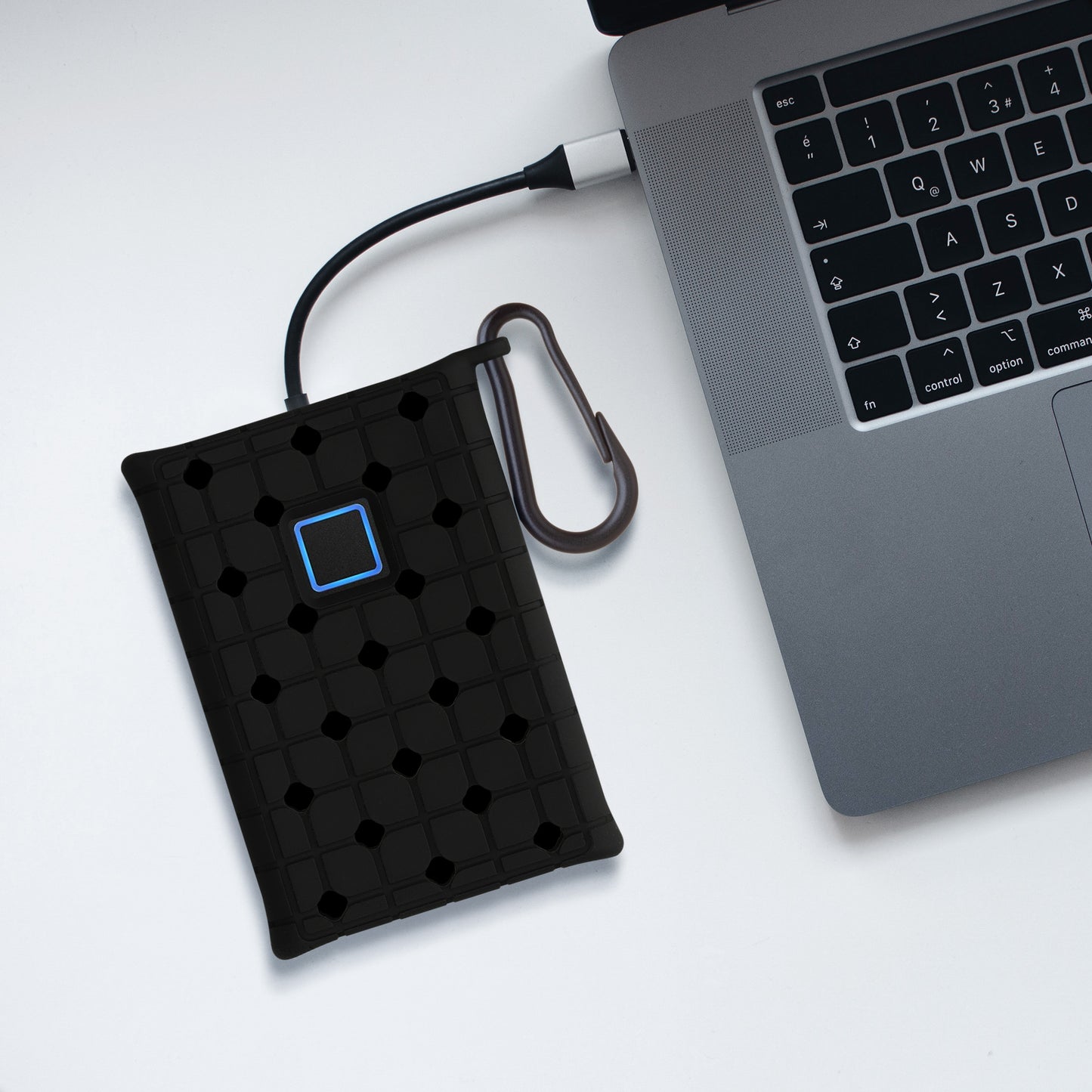 kwmobile Hülle kompatibel mit Samsung T7 Touch Portable SSD Festplatte Schutzhülle für portable SSD