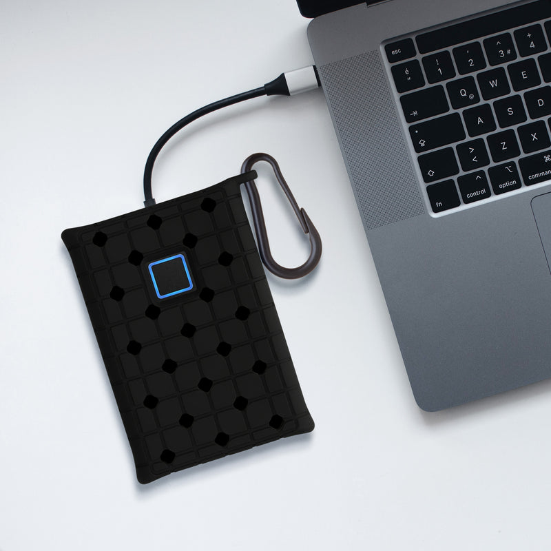 kwmobile Hülle kompatibel mit Samsung T7 Touch Portable SSD Festplatte Schutzhülle für portable SSD