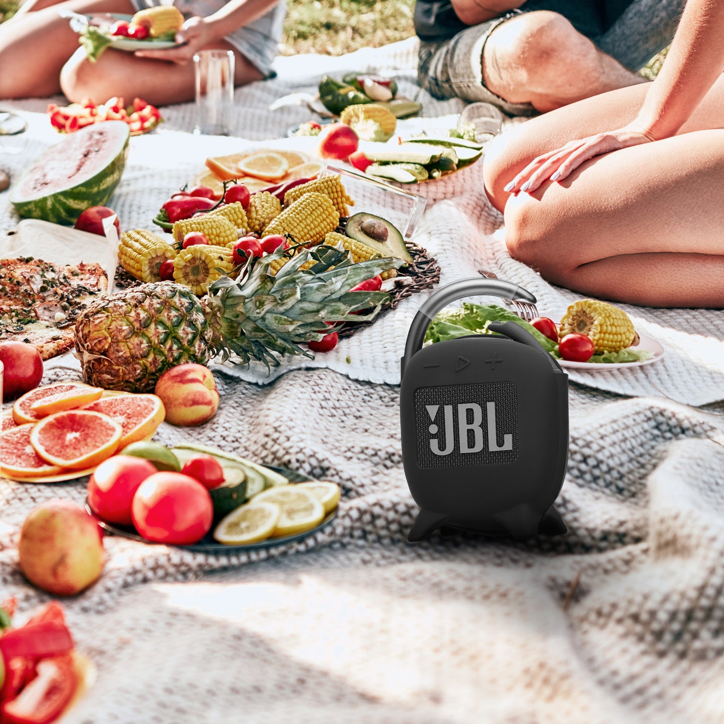 kwmobile Hülle kompatibel mit JBL Clip 4 - Schutzhülle für Mini Speaker - Cover Bluetooth Lautsprecher