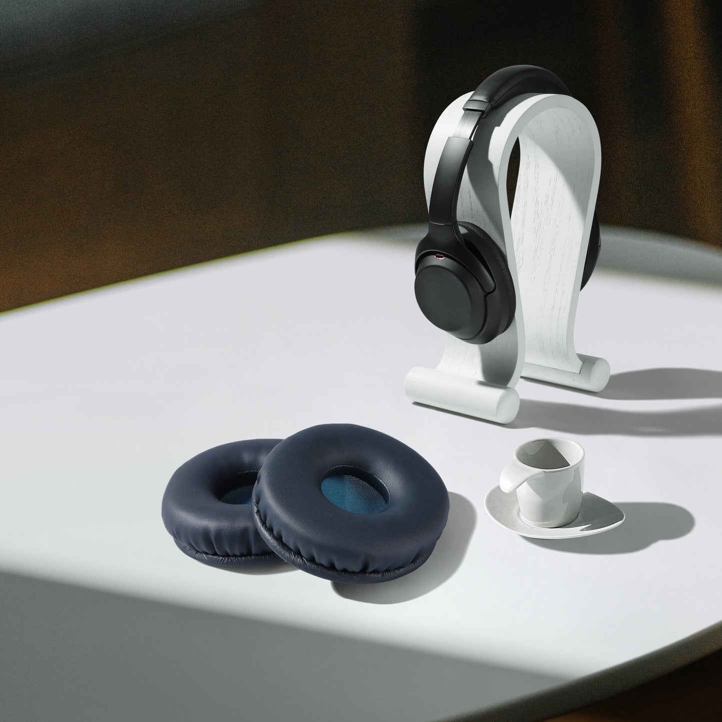 kwmobile Ohr Polster für Sony WH-XB700 Kopfhörer Ersatzteile Over Ear Headphones