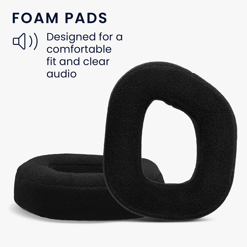 kwmobile Ohr Polster für Corsair HS80 - Ersatz Ohrpolster - Kopfhörer Ersatzteile - Kopfhörer Ersatzpolster für Over Ear Headphones