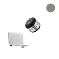 kwmobile Laptop Ständer klein universal - Hitzeschutz Erhöhung Unterlage Notebook Halter - höhenverstellbar - Schwarz Silber Schwarz  [dsg01]