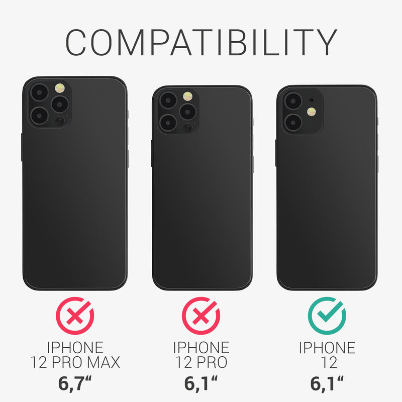 Schutzfolie Rückseite kompatibel mit Apple iPhone 12