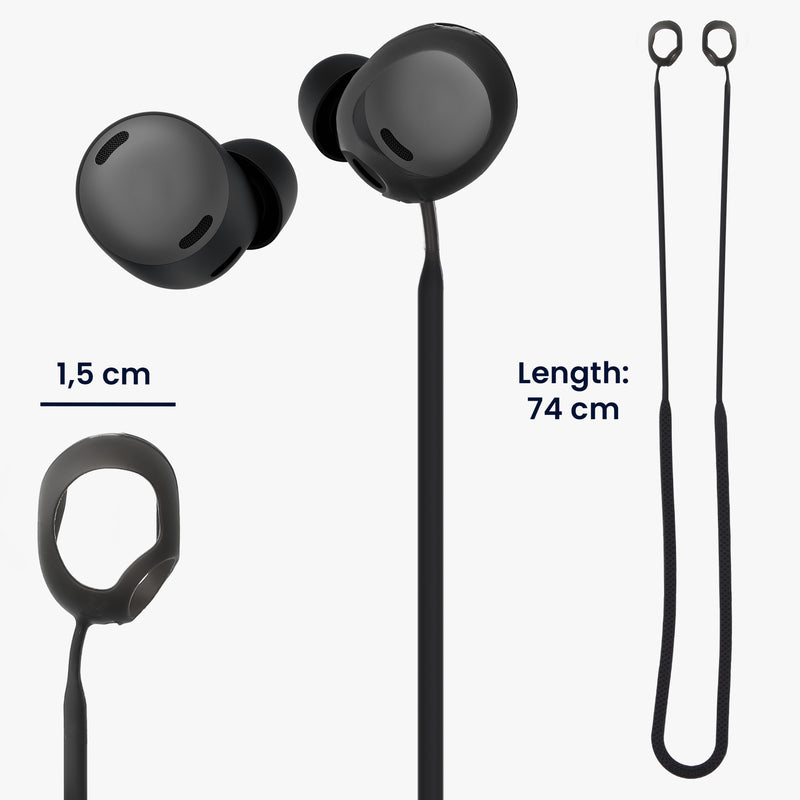 kwmobile Halteband kompatibel mit Google Pixel Buds Pro Headphones - Kopfhörer Halter Band Strap