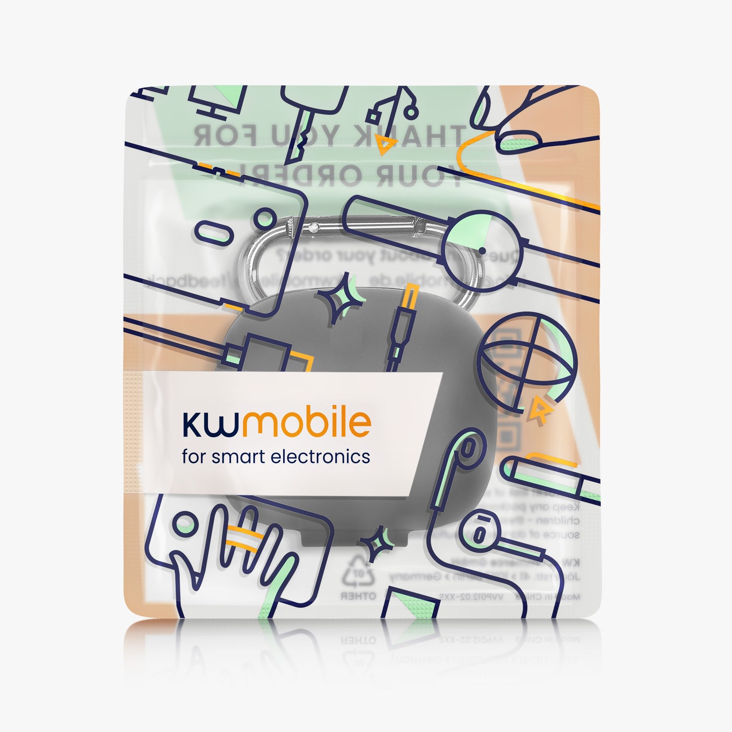 kwmobile Hülle kompatibel mit JBL Live Pro 2 TWS Kopfhörer