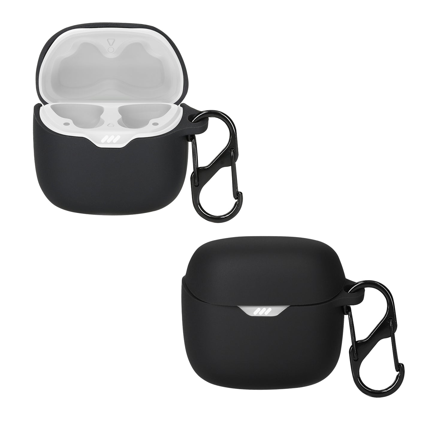 kwmobile Hülle kompatibel mit JBL Tune Flex Hülle - Kopfhörer Case - TPU Cover - Schutzhülle