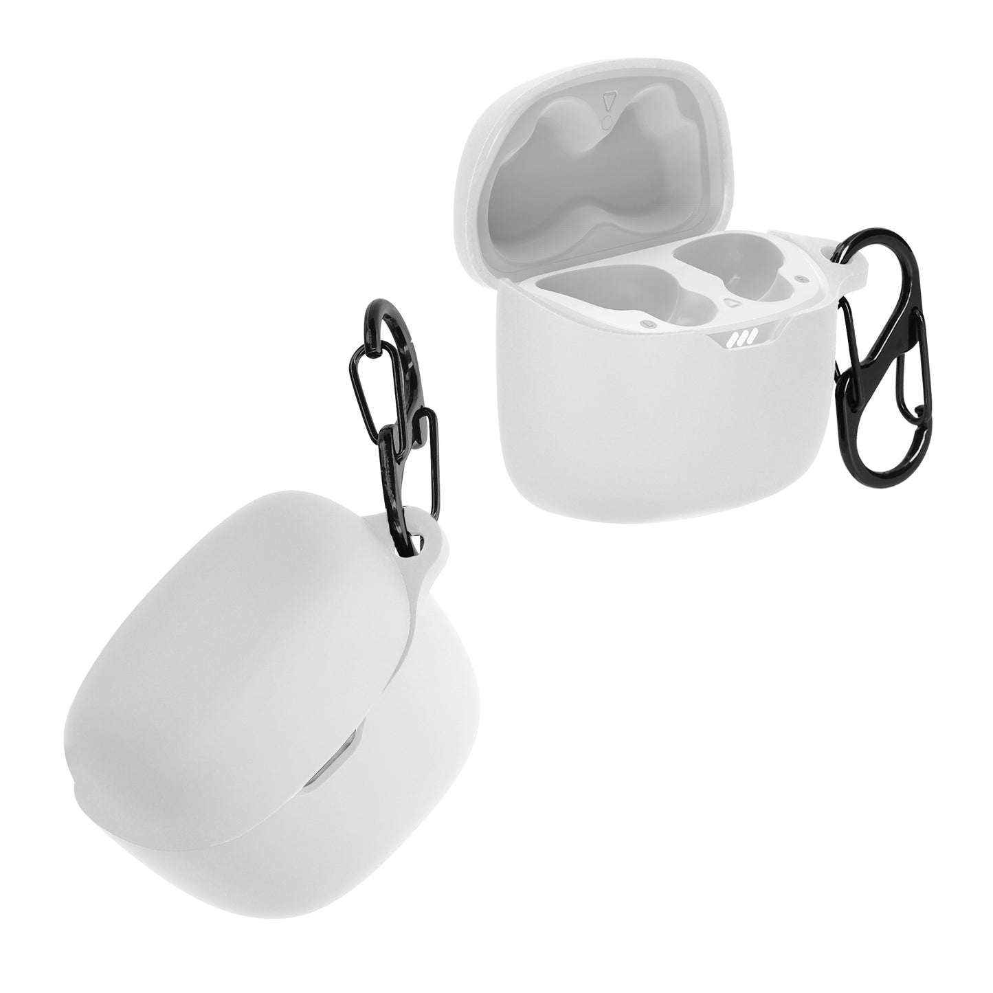 kwmobile Hülle kompatibel mit JBL Tune Flex Hülle - Kopfhörer Case - TPU Cover - Schutzhülle