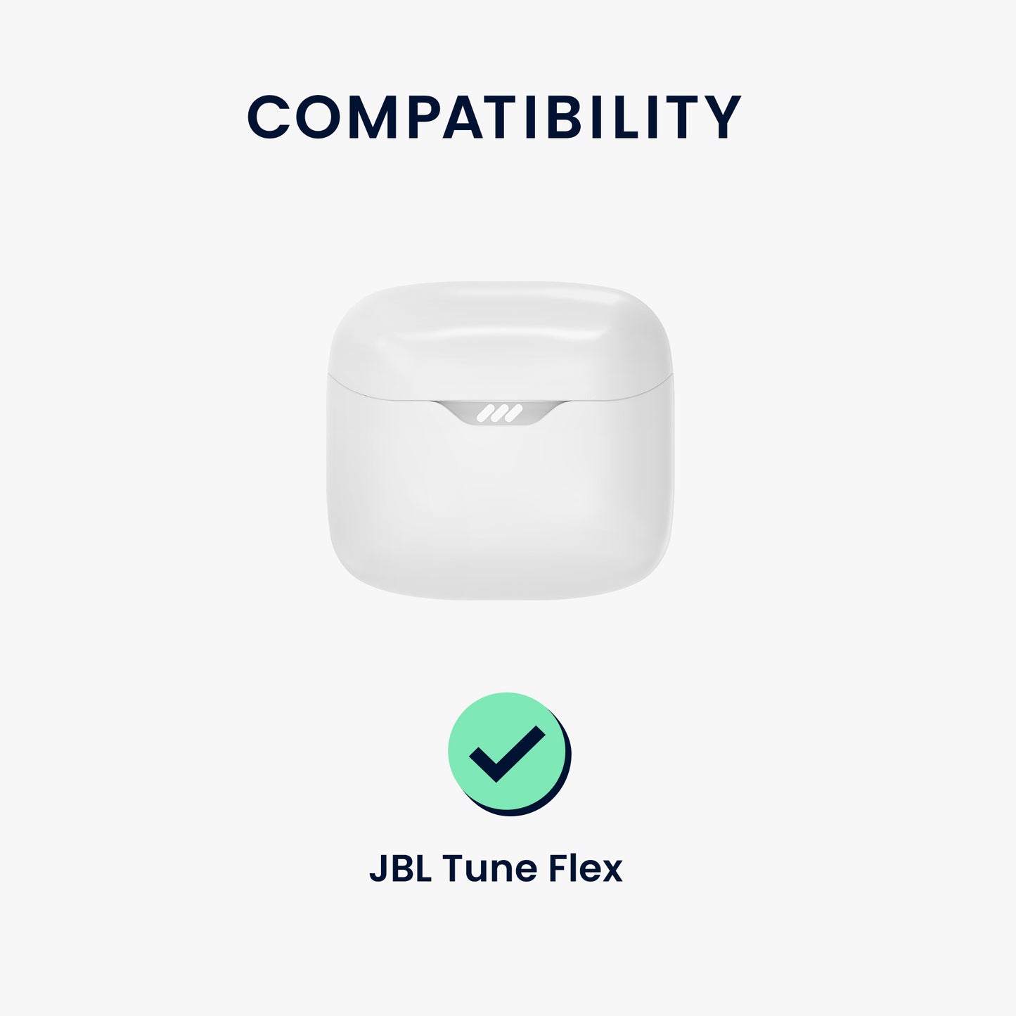 kwmobile Hülle kompatibel mit JBL Tune Flex Hülle - Kopfhörer Case - TPU Cover - Schutzhülle