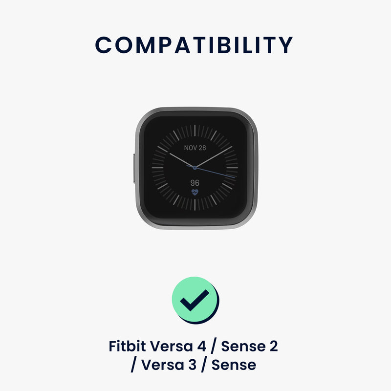 kwmobile Ersatz Armband kompatibel mit Fitbit Versa 4 / Sense 2 / Versa 3 / Sense