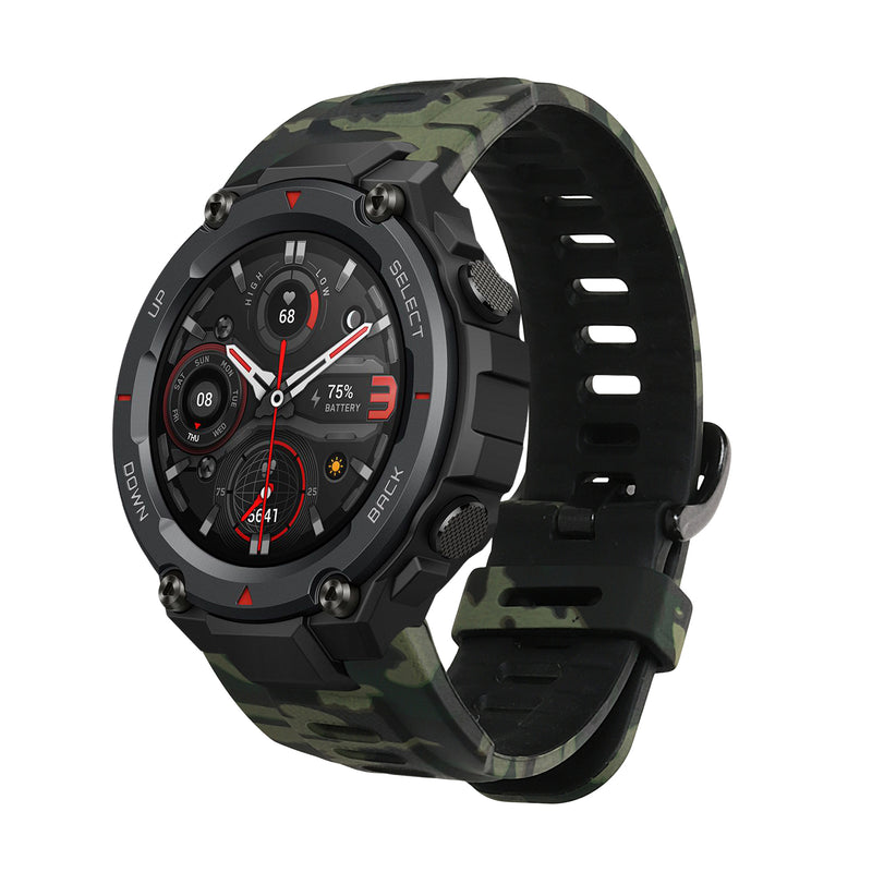 kwmobile Armband kompatibel mit Huami Amazfit T-Rex / T-Rex Pro Armband - Fitnesstracker Sportarmband Band aus TPU und Silikon