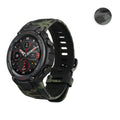 kwmobile Armband kompatibel mit Huami Amazfit T-Rex / T-Rex Pro Armband - Fitnesstracker Sportarmband Band aus TPU und Silikon - Camouflage Dunkelgrau Schwarz Hellgrau Dunkelgrau  [dsg02]