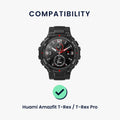 kwmobile Armband kompatibel mit Huami Amazfit T-Rex / T-Rex Pro Armband - Fitnesstracker Sportarmband Band aus TPU und Silikon