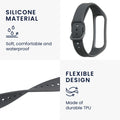 kwmobile Silikon Uhrenarmband für Samsung Galaxy Fit 2 Armband Ersatzarmband für Fitnesstracker Wechselarmband Smartwatch