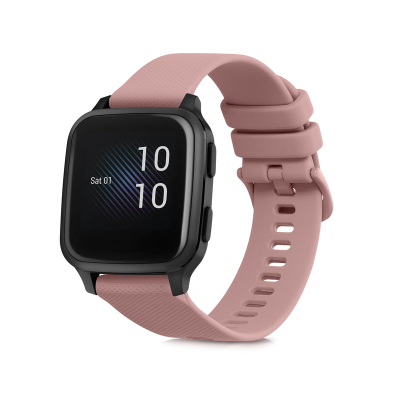 kwmobile Silikon Uhrenarmband für Garmin Venu Sq Music / Sq Armband Ersatzarmband für Fitnesstracker Wechselarmband Smartwatch