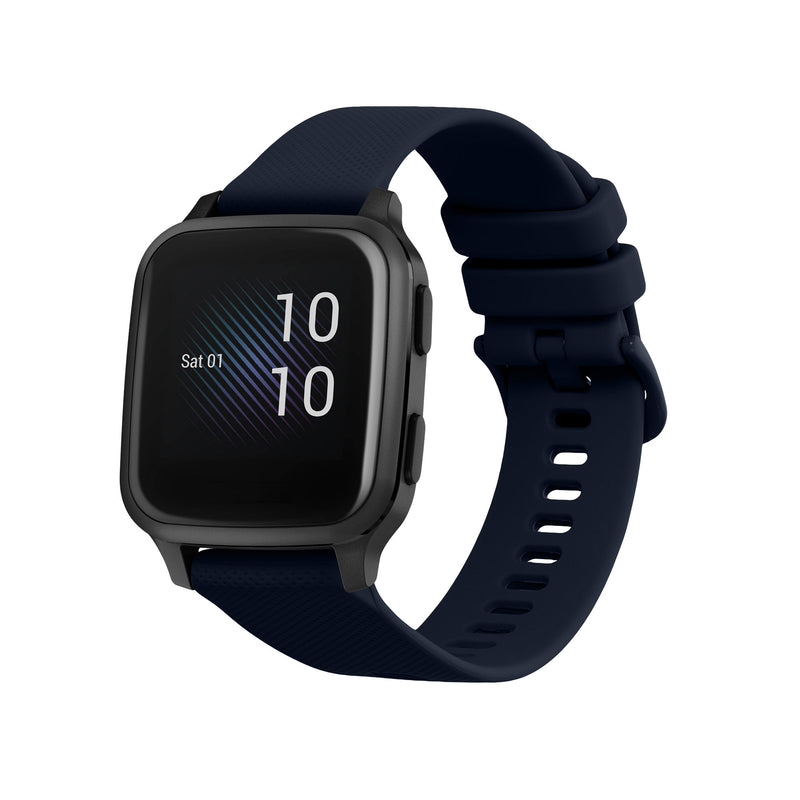 kwmobile Silikon Uhrenarmband für Garmin Venu Sq Music / Sq Armband Ersatzarmband für Fitnesstracker Wechselarmband Smartwatch