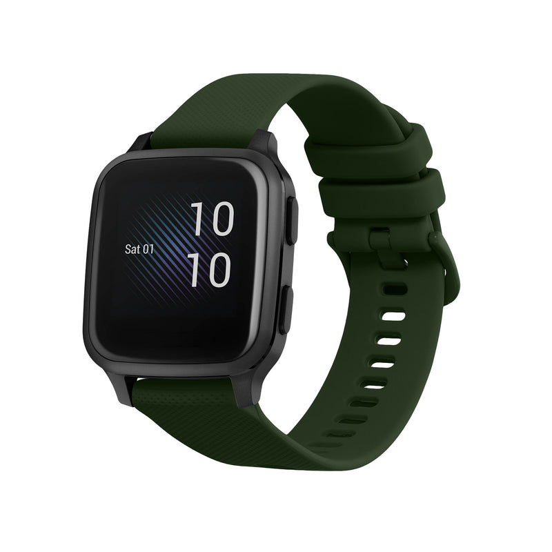 kwmobile Silikon Uhrenarmband für Garmin Venu Sq Music / Sq Armband Ersatzarmband für Fitnesstracker Wechselarmband Smartwatch