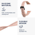 kwmobile Silikon Uhrenarmband für Huawei Band 6 Armband - Ersatzarmband für Fitnesstracker - Wechselarmband Smartwatch