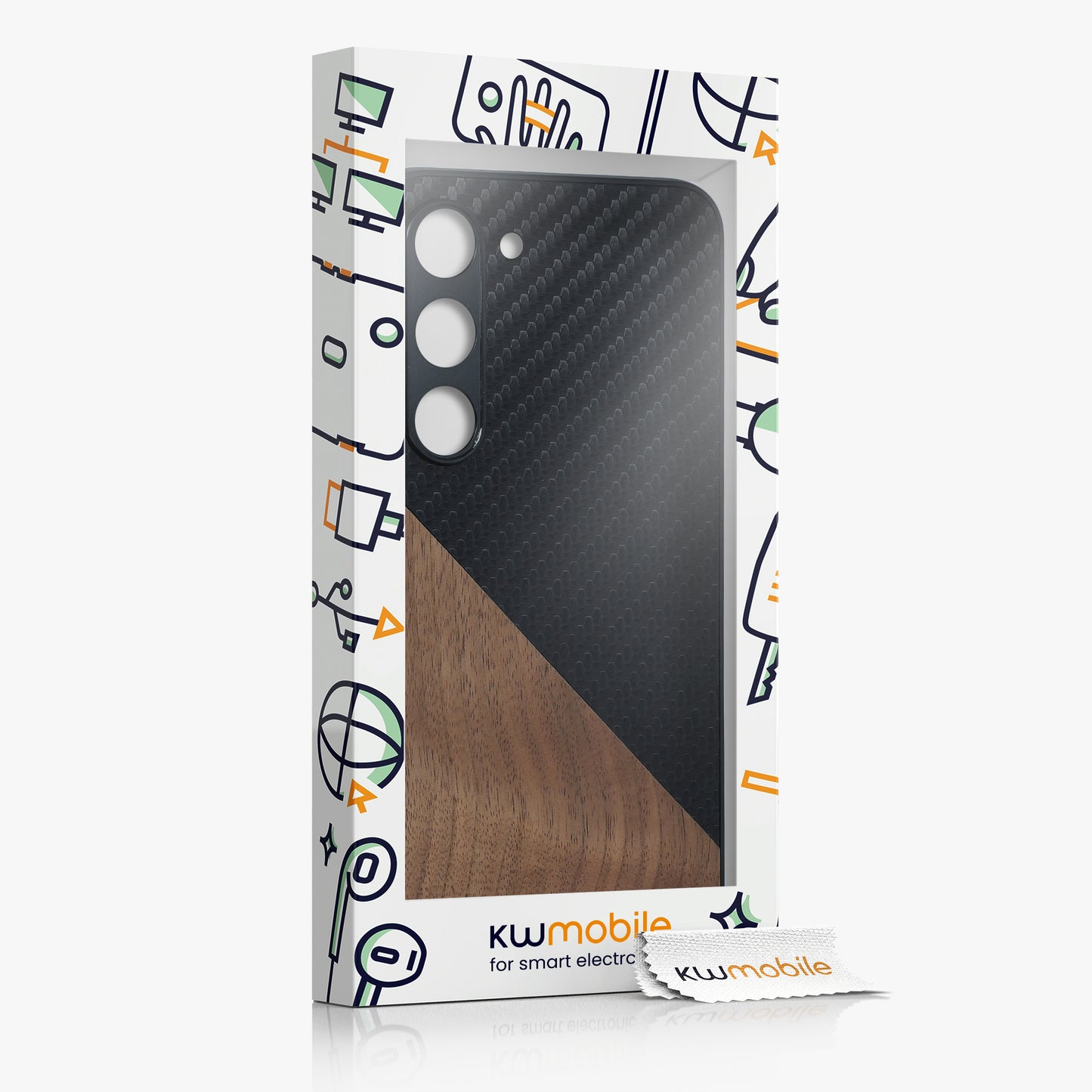 kwmobile Hülle kompatibel mit Samsung Galaxy S23 - Handyhülle - Handy Schutzhülle - Smartphone Cover