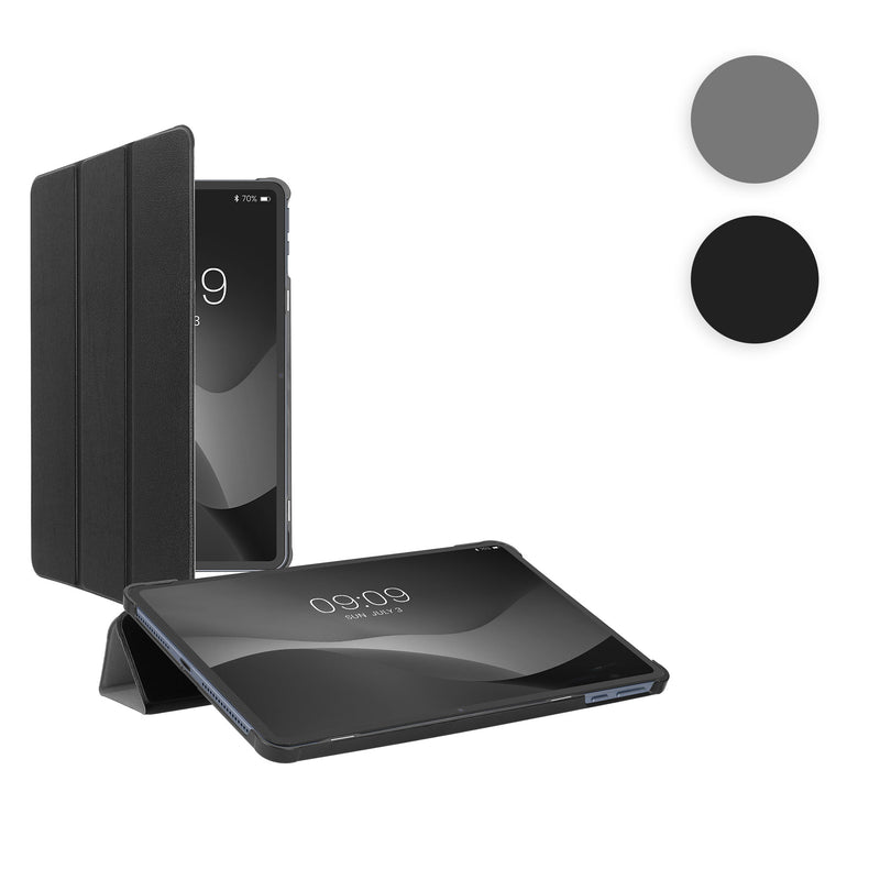 kwmobile Hülle kompatibel mit HONOR Pad 8 - Smart Cover Tablet Case Schutzhülle - Stand - in Anthrazit Anthrazit  