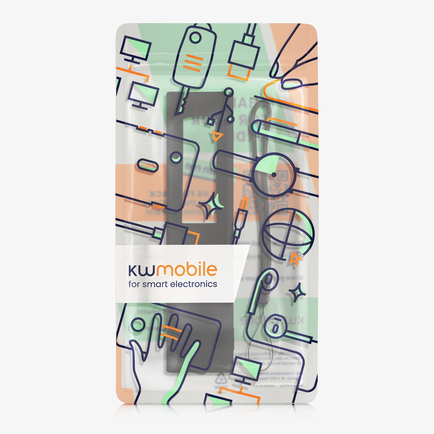 kwmobile Hülle Fernbedienung kompatibel mit Samsung Smart TV TM2280e BN59-01385 / BN59-01386 / BN59-01391A Hülle für TV Zubehör