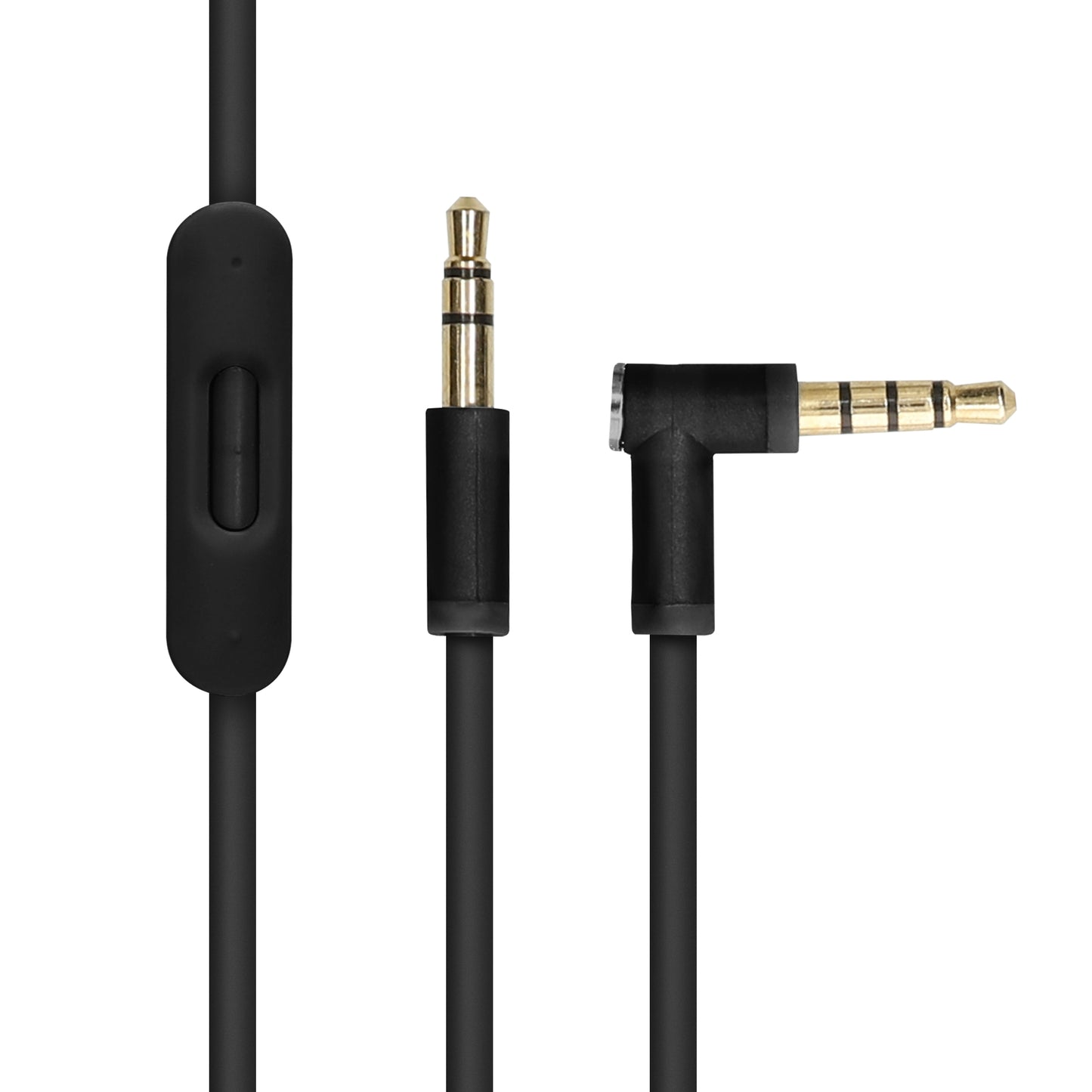 kwmobile Kopfhörerkabel für Beats Studio 3 / Solo 3 / Solo2 / Studio 2 / Studio 1 / Mixr - Ersatz Kabel 140 cm Mikrofon Lautstärkeregler - 3.5mm Klinke