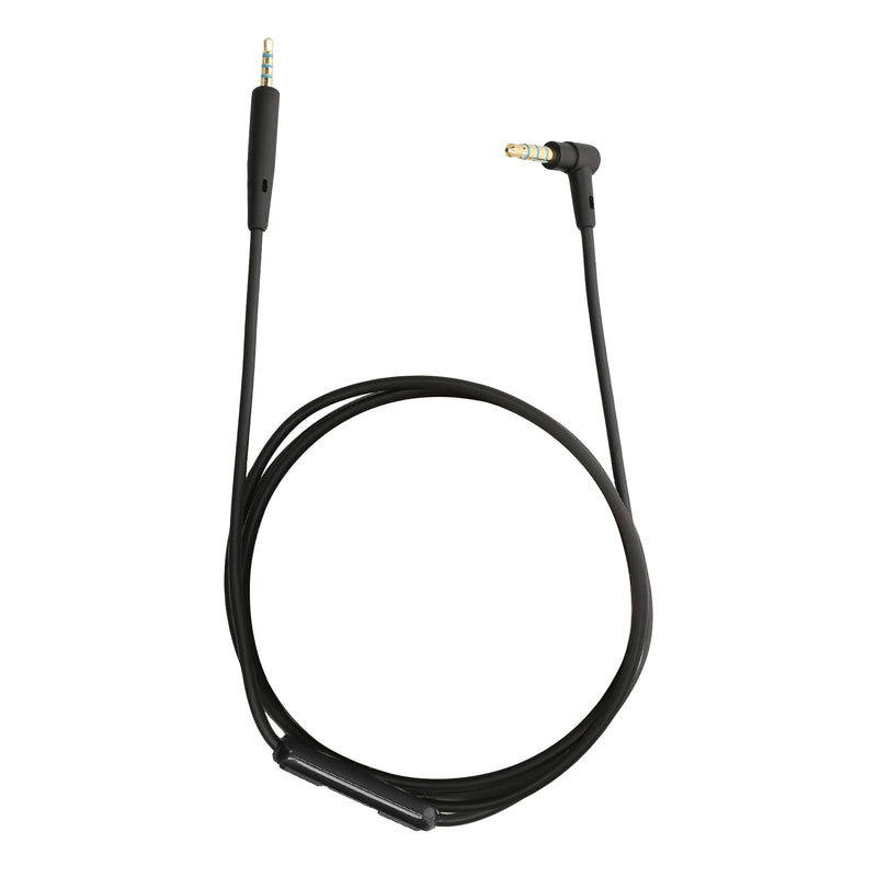 kwmobile Kopfhörerkabel für JBL E30 / E50 / E55BT / E65 BTNC / LIVE 500BT / TUNE 600 BTNC / LIVE 650 BTNC - Ersatz Kabel 150 cm Mikrofon Lautstärkeregler - 3.5mm Klinke Schwarz  