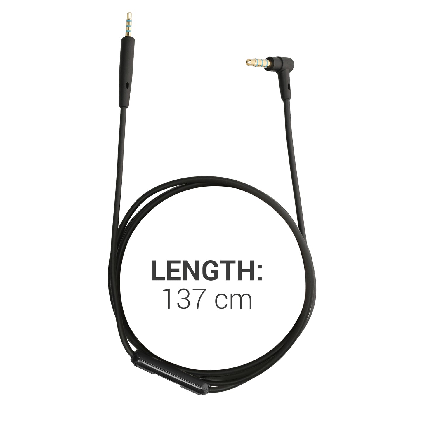 kwmobile Kopfhörerkabel für JBL E30 / E50 / E55BT / E65 BTNC / LIVE 500BT / TUNE 600 BTNC / LIVE 650 BTNC - Ersatz Kabel Mikrofon Lautstärkeregler - 3.5mm Klinke