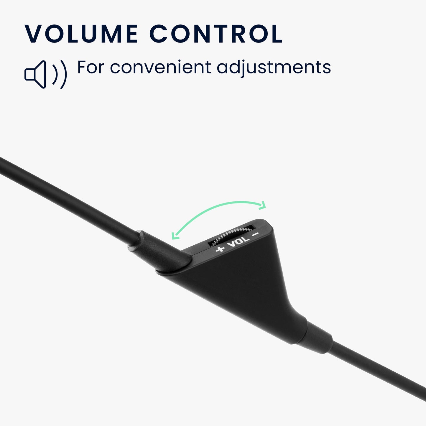 kwmobile Kopfhörerkabel kompatibel mit Logitech Astro A50 / A40TR / A40 / A30 / A10 - Ersatz Kabel 200 cm mit Lautstärkeregler - 3.5mm Klinke