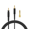 kwmobile Kopfhörerkabel kompatibel mit Shure SRH440A / SRH840A / SRH440 / SRH840 Ersatz Kabel 300 cm 3.5mm Klinke mit 6.35mm Adapter