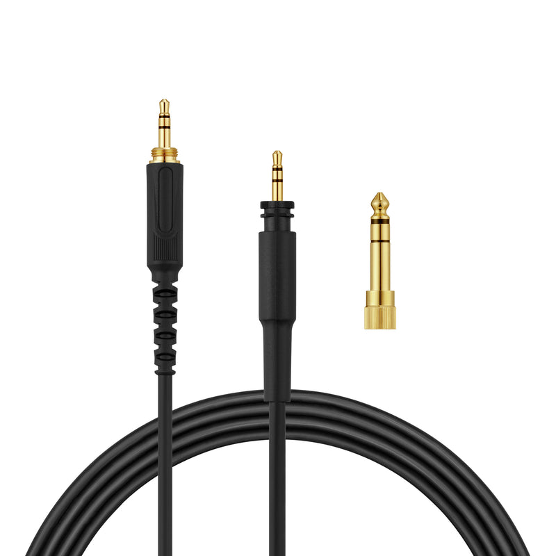 kwmobile Kopfhörerkabel kompatibel mit Shure SRH440A / SRH840A / SRH440 / SRH840 Ersatz Kabel 300 cm 3.5mm Klinke mit 6.35mm Adapter