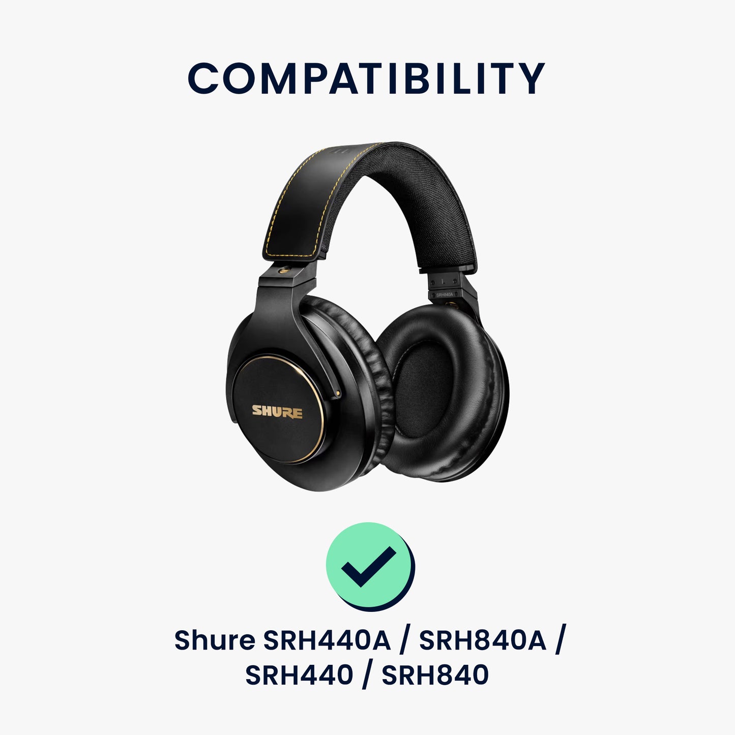 kwmobile Kopfhörerkabel kompatibel mit Shure SRH440A / SRH840A / SRH440 / SRH840 Ersatz Kabel 300 cm 3.5mm Klinke mit 6.35mm Adapter