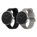kwmobile Uhrenarmband für Withings ScanWatch 38mm / Steel HR 36mm / Move ECG Armband - Fitnesstracker Band Set - Ersatzarmband Smartwatch