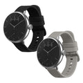 kwmobile Uhrenarmband für Withings ScanWatch 38mm / Steel HR 36mm / Move ECG Armband - Fitnesstracker Band Set - Ersatzarmband Smartwatch